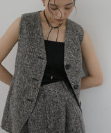 【2月中旬予約商品】サマーツイードジレ