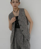 【2月中旬予約商品】サマーツイードジレ