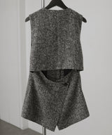 【2月中旬予約商品】サマーツイードジレ