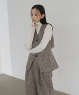 【2月中旬予約商品】サマーツイードジレ