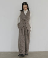 【2月中旬予約商品】サマーツイードジレ