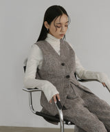 【2月中旬予約商品】サマーツイードジレ