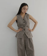 【2月中旬予約商品】サマーツイードジレ