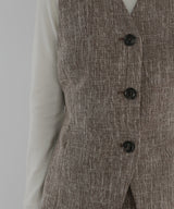 【2月中旬予約商品】サマーツイードジレ