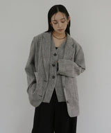 【2月中旬予約商品】サマーツイードジレ