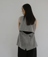 【2月中旬予約商品】サマーツイードジレ