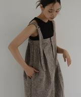 サマーツイードサロペット