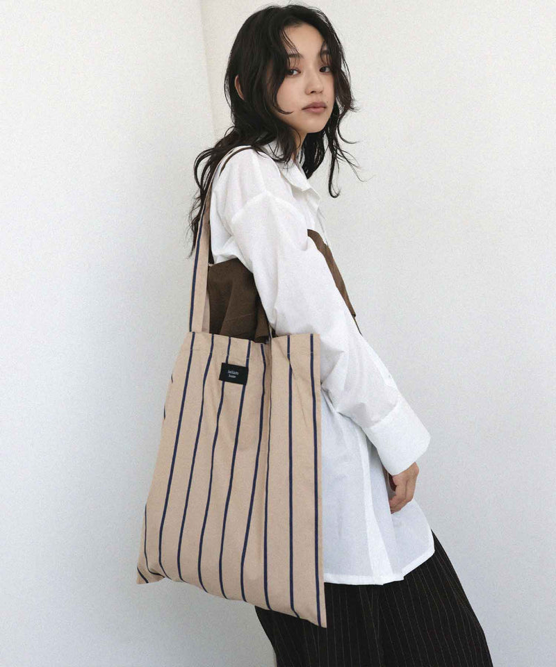 8月下旬予約商品】配色ストライプ トートバッグ – hellam