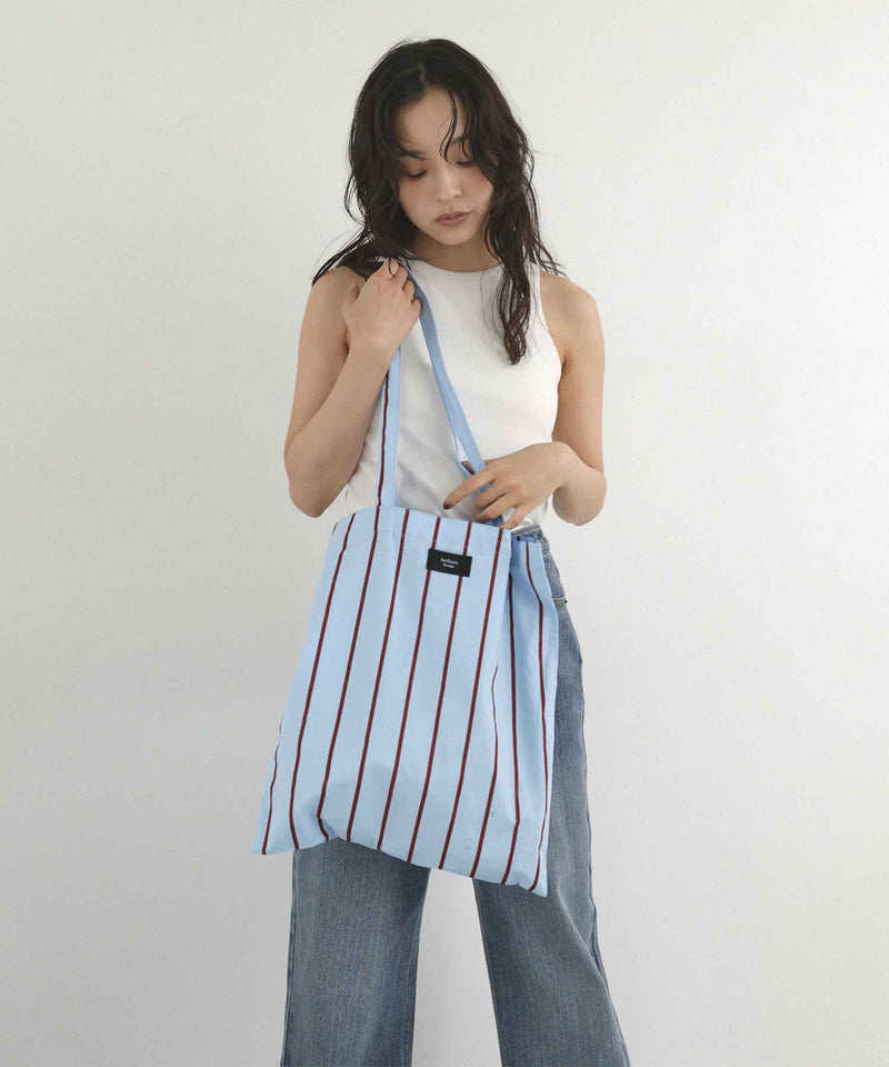8月下旬予約商品】配色ストライプ トートバッグ – hellam