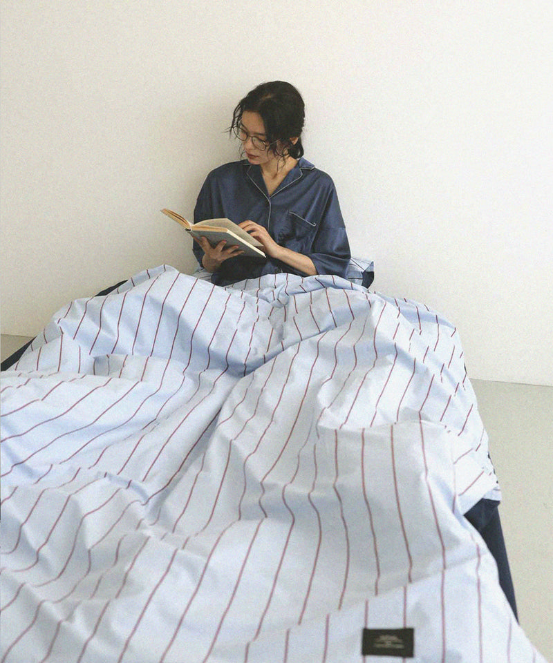 hellam 配色ストライプ寝具3点セット（シングル） 寝具 布団カバー シーツ 配色ストライプ寝具3点セット（シングル） – hellam