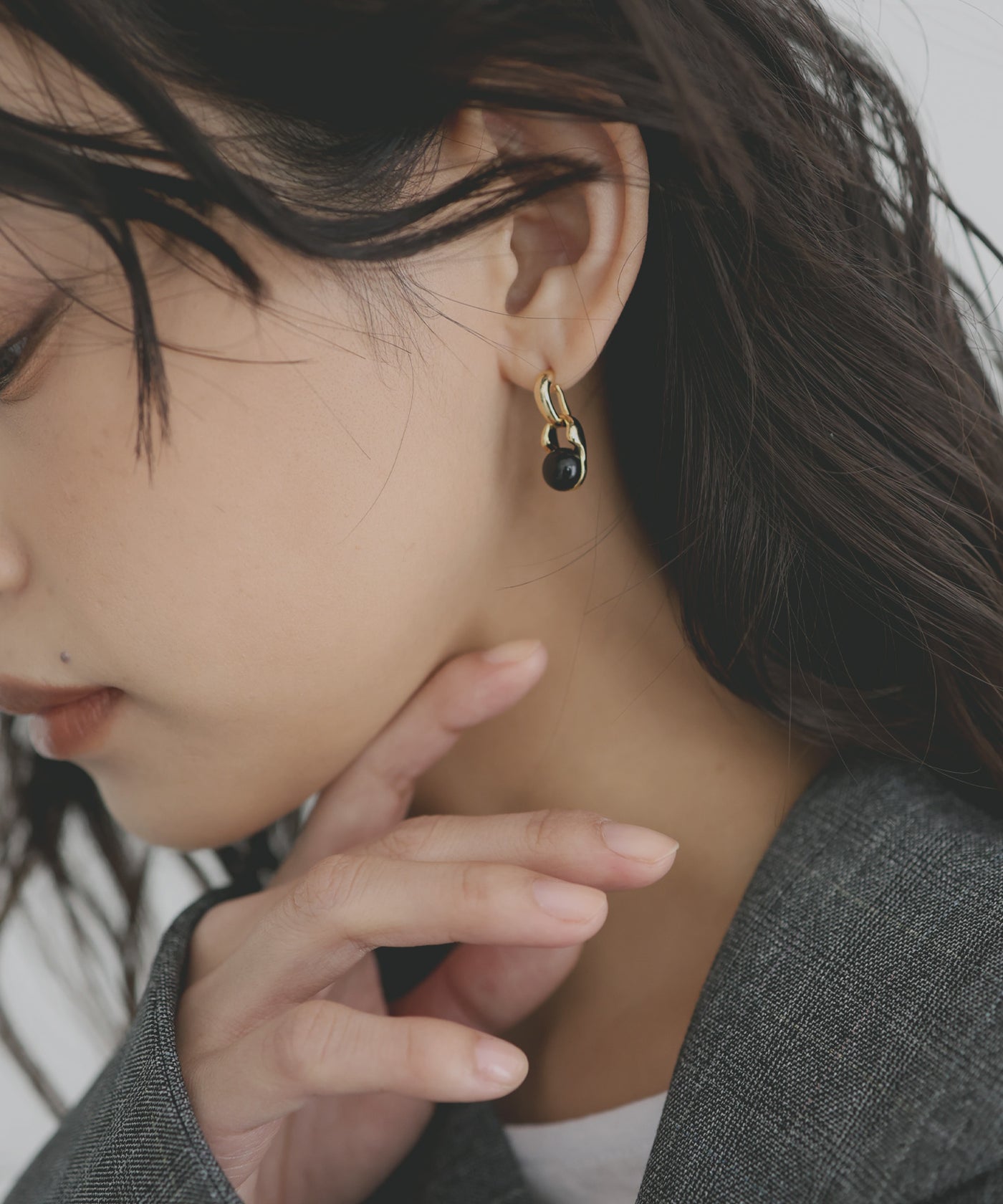カラーストーンピアス – hellam