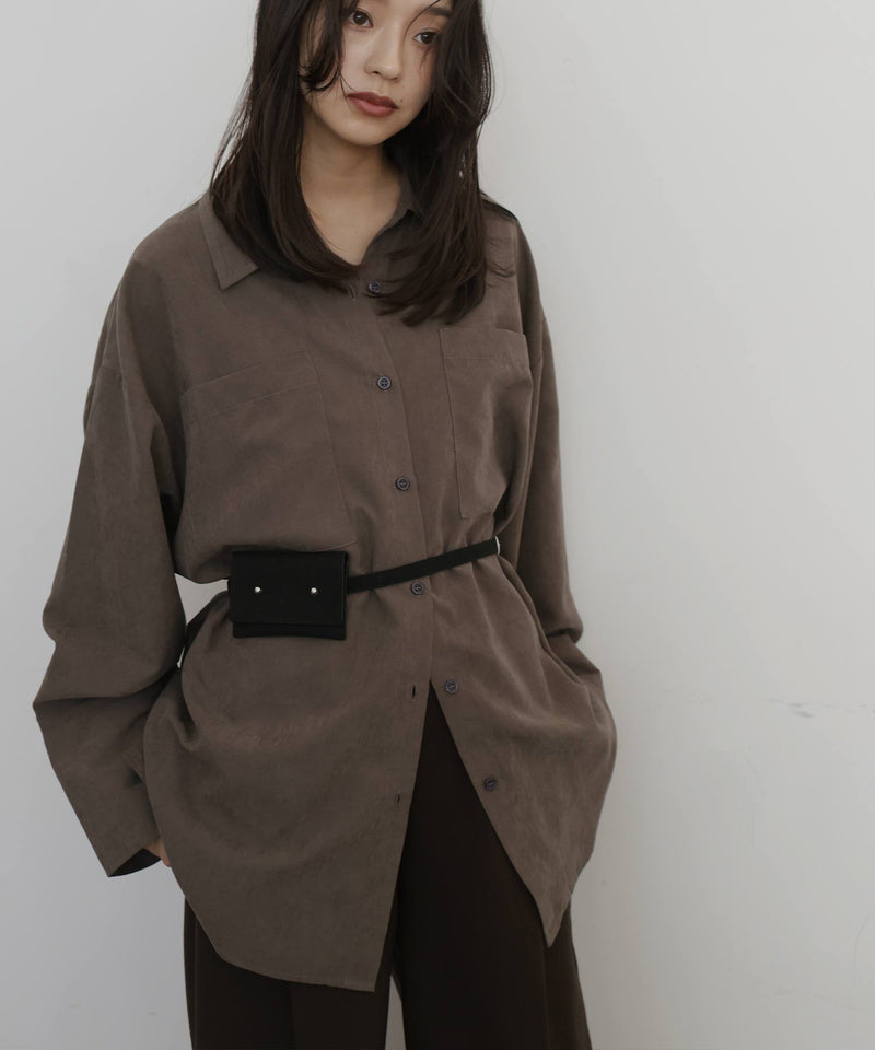 3wayスウェードウエストベルトポーチ