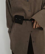 3wayスウェードウエストベルトポーチ