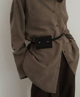 3wayスウェードウエストベルトポーチ