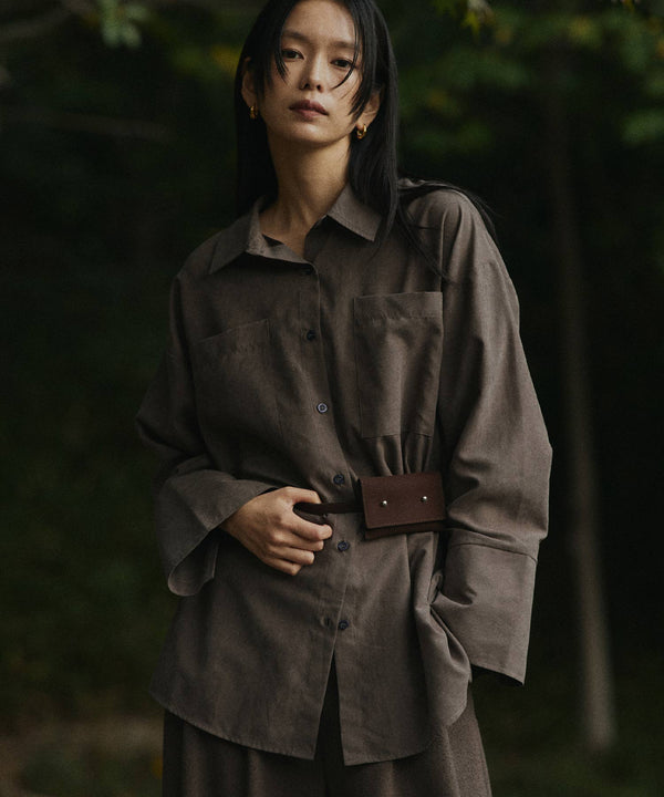 3wayスウェードウエストベルトポーチ