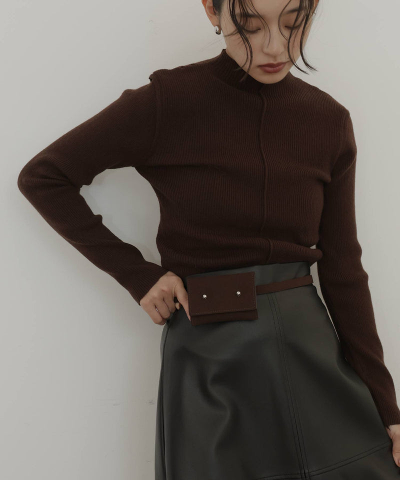 3wayスウェードウエストベルトポーチ