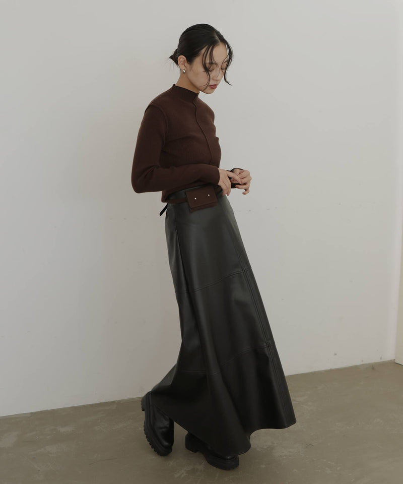 3wayスウェードウエストベルトポーチ