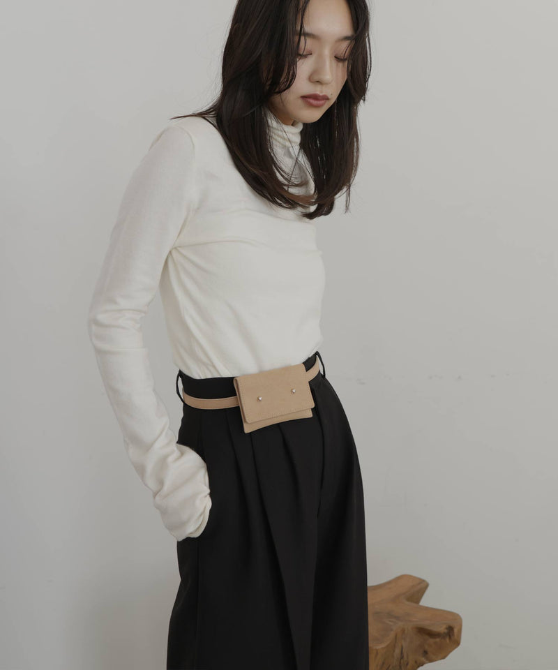 3wayスウェードウエストベルトポーチ