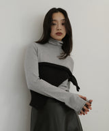 トライアングルニットスカーフ