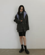 トライアングルニットスカーフ