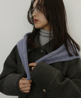 トライアングルニットスカーフ