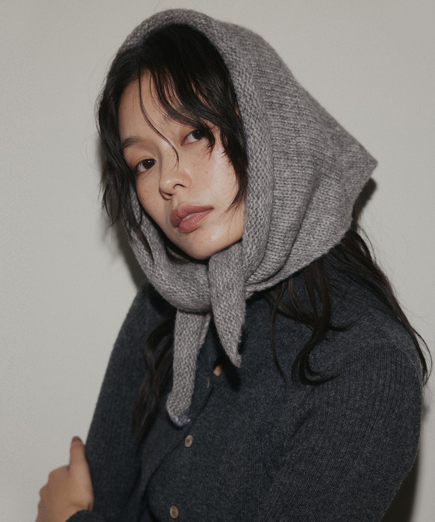 トライアングルニットスカーフ – hellam