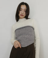 トライアングルニットスカーフ