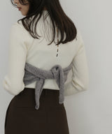 トライアングルニットスカーフ