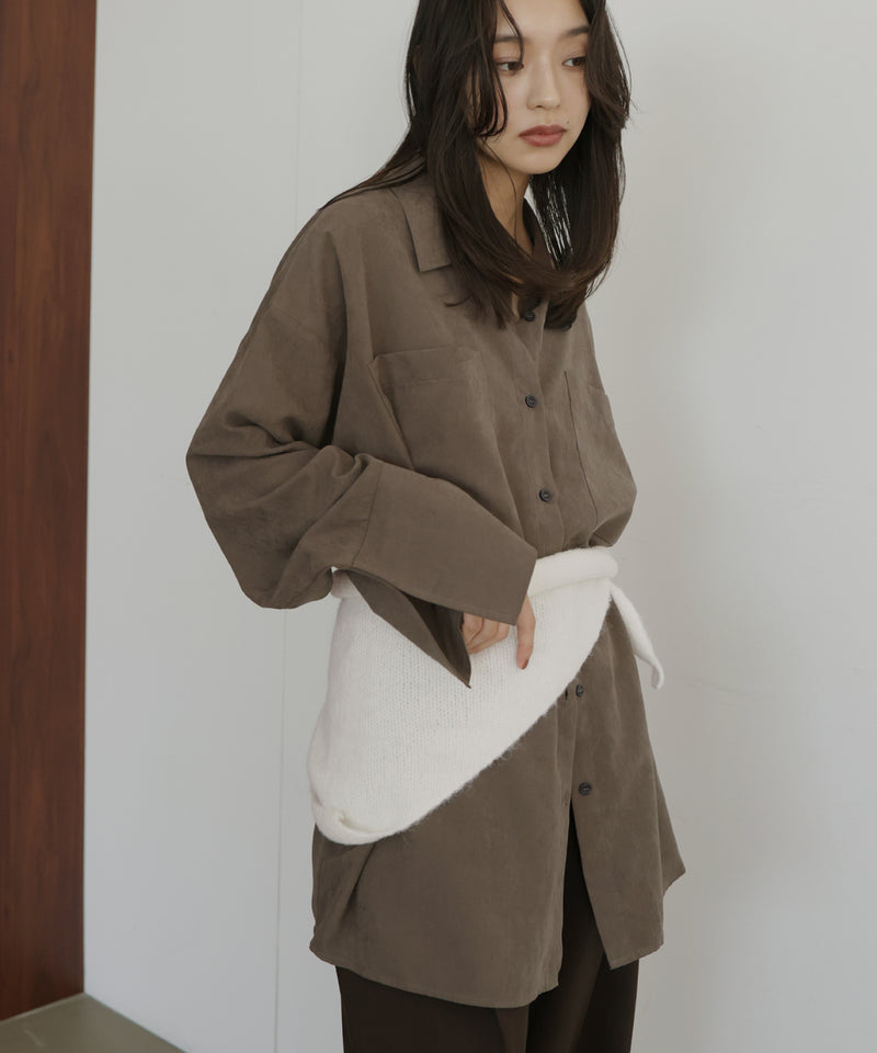 トライアングルニットスカーフ