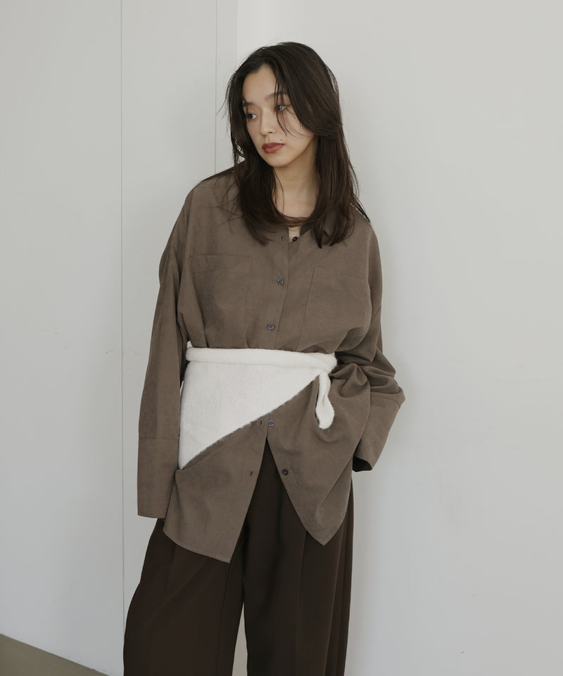 トライアングルニットスカーフ