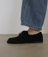 スウェードモカシンシューズ