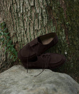 スウェードモカシンシューズ