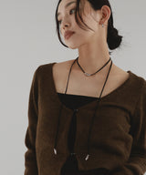 ロングチョーカーネックレス