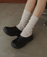 【12月下旬予約商品】ラウンドトゥサボサンダル