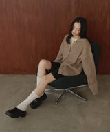 【12月下旬予約商品】ラウンドトゥサボサンダル