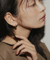 ドロップフープピアス