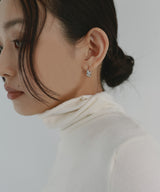 ドロップフープピアス