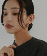 ボリュームドロップピアス