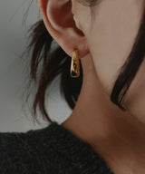 ボリュームドロップピアス