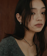 ボリュームドロップピアス