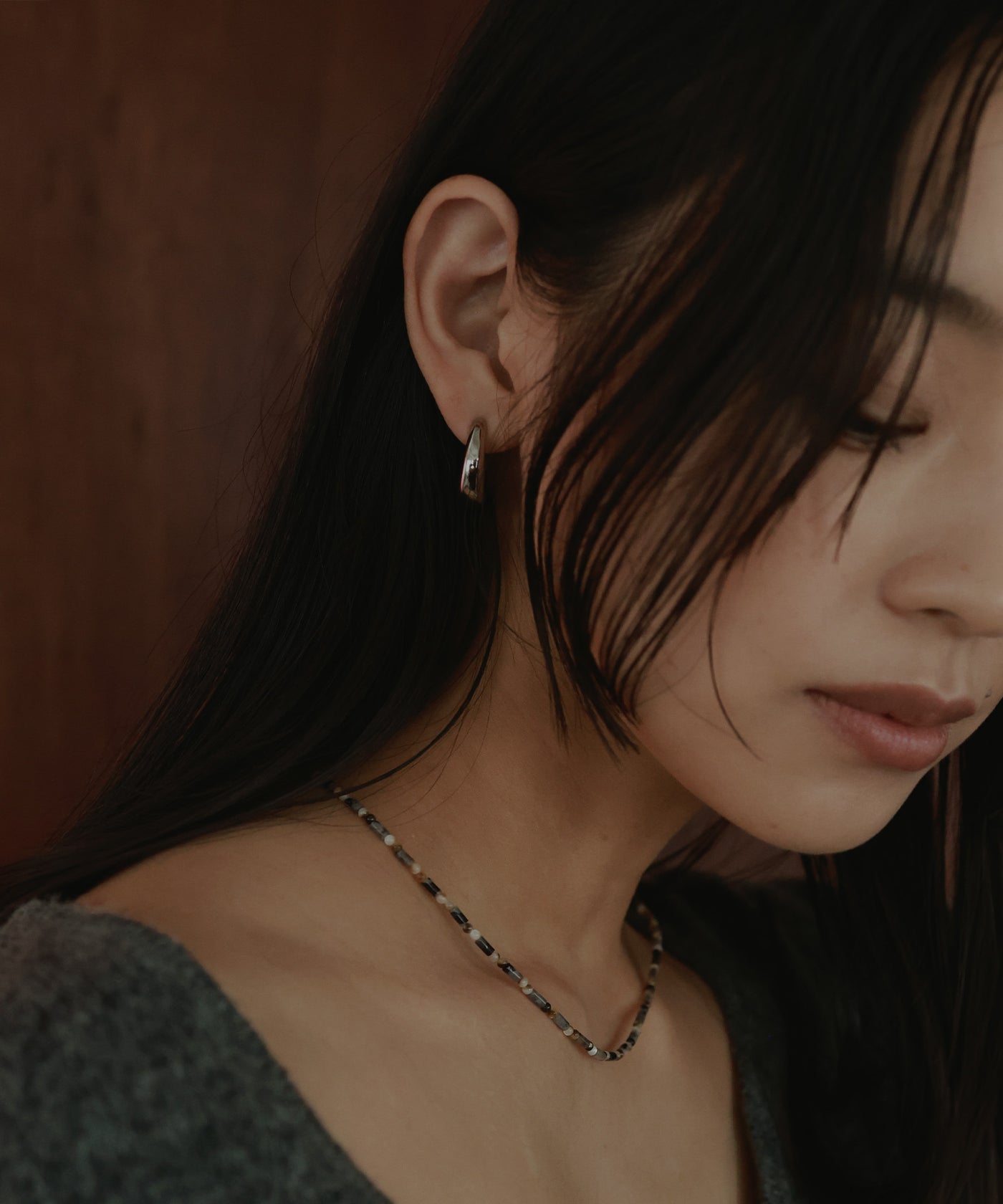 ボリュームドロップピアス – hellam