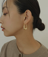 スクエアドロップピアス