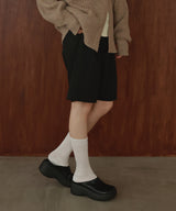 【12月下旬予約商品】ラウンドトゥサボサンダル