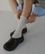 【12月下旬予約商品】ラウンドトゥサボサンダル