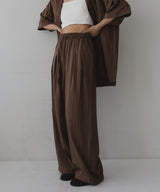 ストライプイージーワイドパンツ