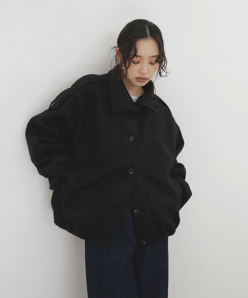 フェイクウールナポレオンコート – hellam