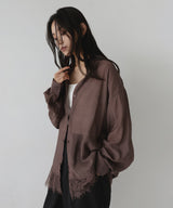 レースドッキングシアーシャツ