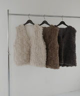 プードルフェイクファーベスト