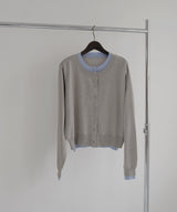 レイヤードバイカラーカーディガン