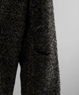 ベルト付きツイードペプラムジャケット